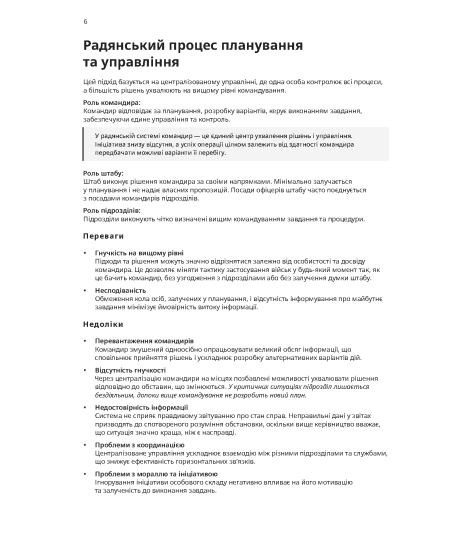 Порядок управління підрозділами. Практичний посібник для командирів підрозділів. 2-ге видання. Повнокольорова