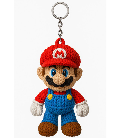 Брелок Маріо Super Mario – 3D друкований ігровий сувенір