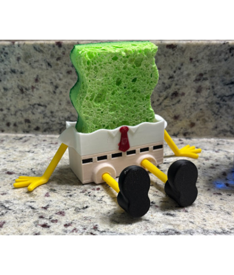 Підставка для кухонної губки Спондж Боб тримач губки SpongeBob Kitchen Sponge Holder 3Д Друк Підставка для кухонної губки Спондж Боб тримач губки SpongeBob Kitchen Sponge Holder 3Д Друк
