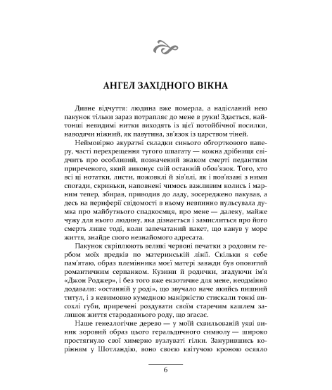 Ангел західного вікна : роман