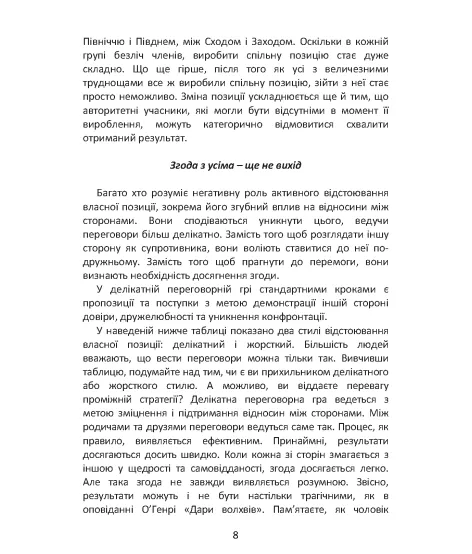 Перемовини без поразки. Гарвардський метод